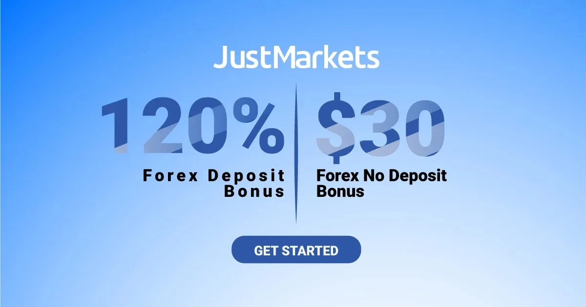 JustMarkets Offers a 120% Bonus on Forex Deposits