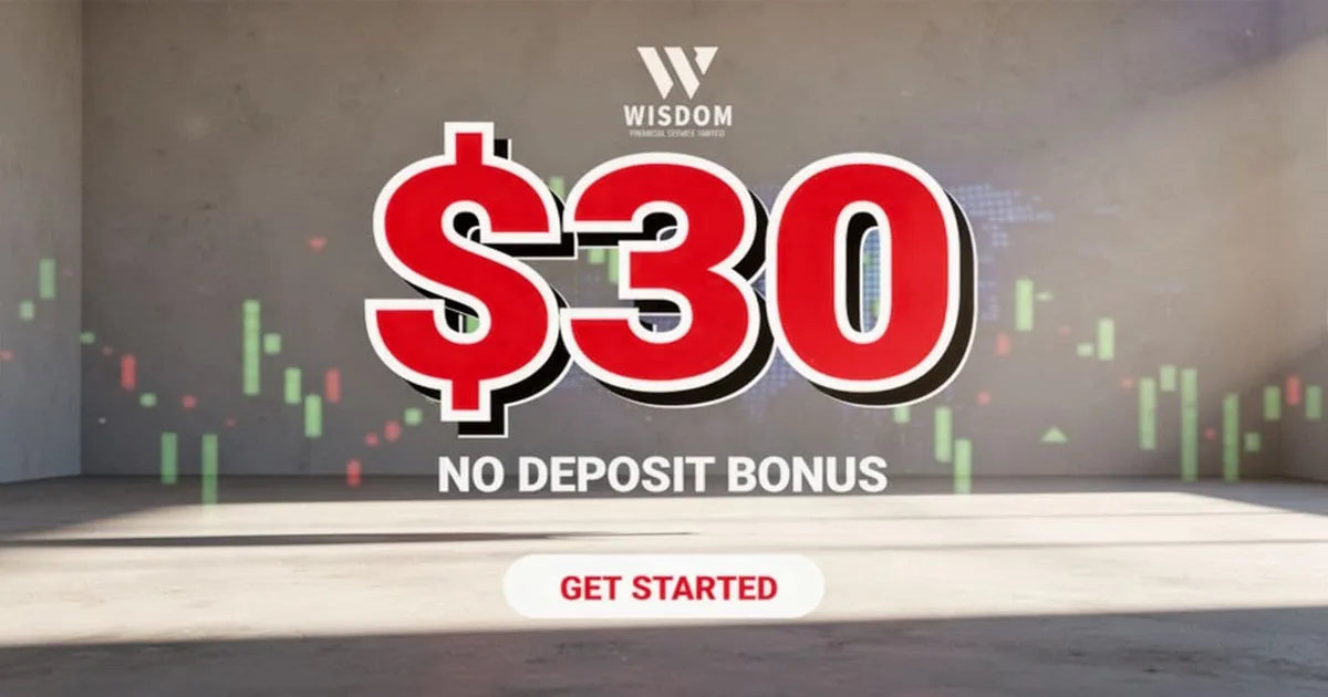Wisdom Trade $30 No-Deposit Welcome Free Bonus