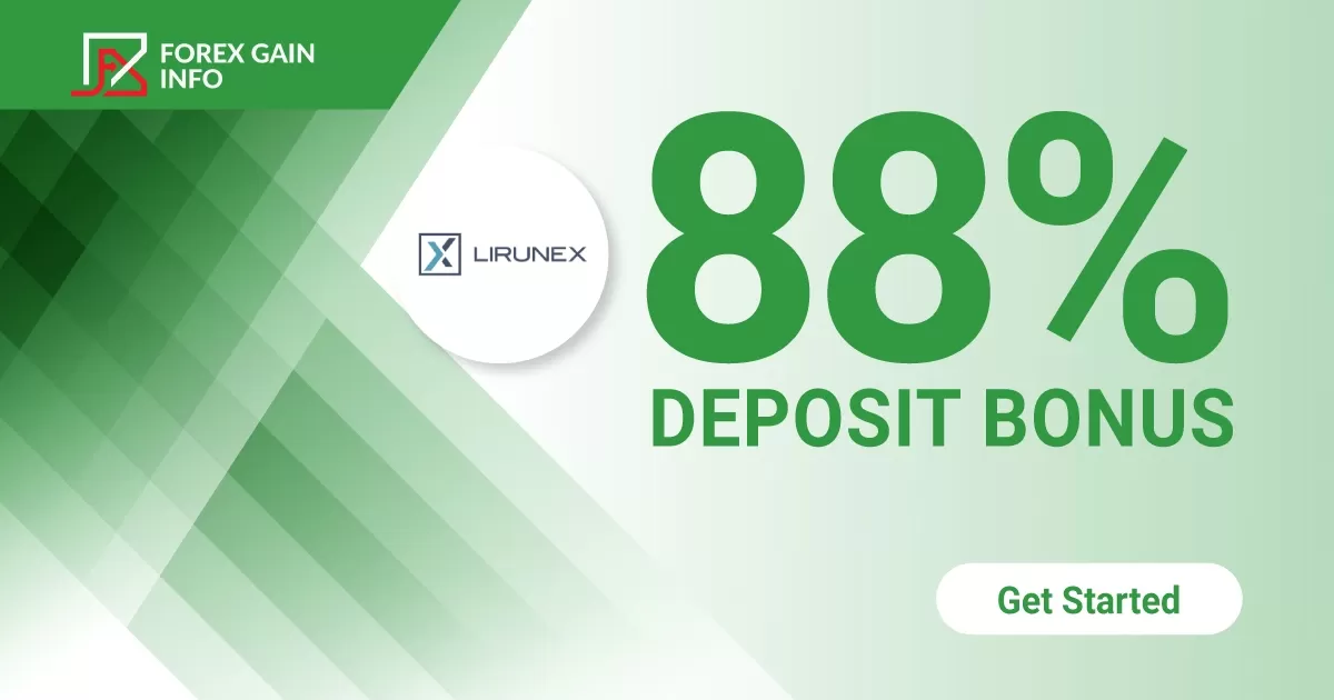 88% Forex Deposit Bonus From Lirunex
