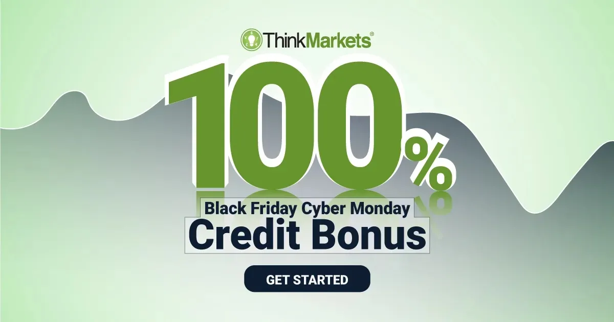 Forex Credit Bonus from ThinkMarkets for Black Friday 100%