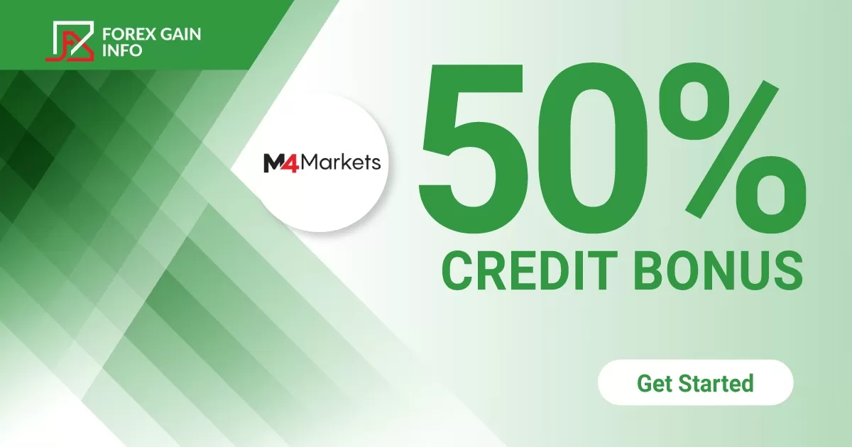 Get 50% Credit Bonus 2022 by M4 Markets