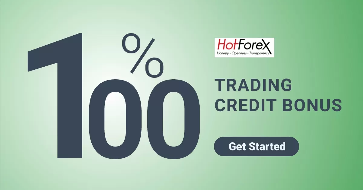 100% Trading Credit Bonus By HotForex