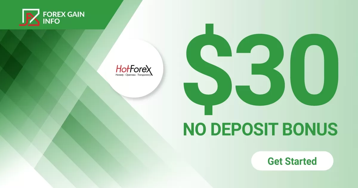 30 USD Forex No Deposit Bonus from HotForex