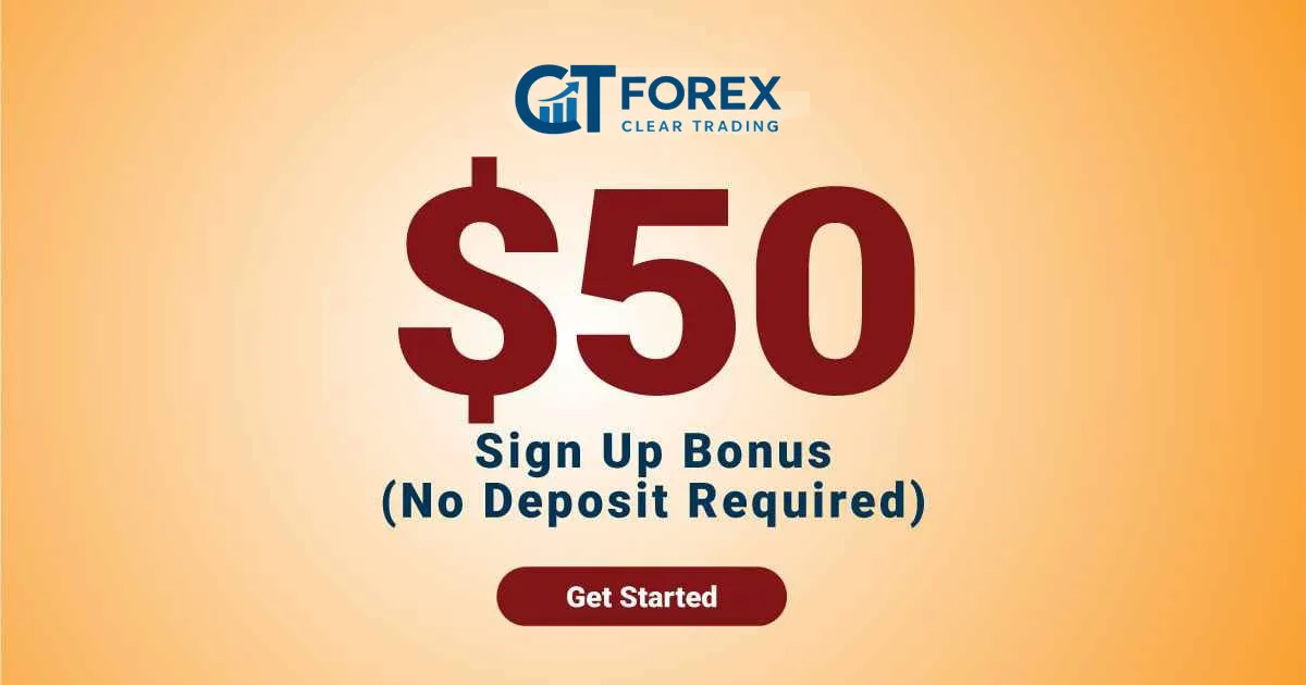 CTForex runs a $50 No Deposit Forex Bonus for new users