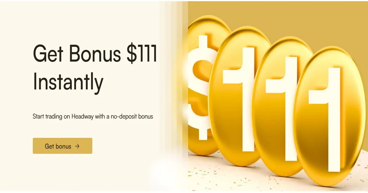 Start trading on Headway with a no-deposit bonus
