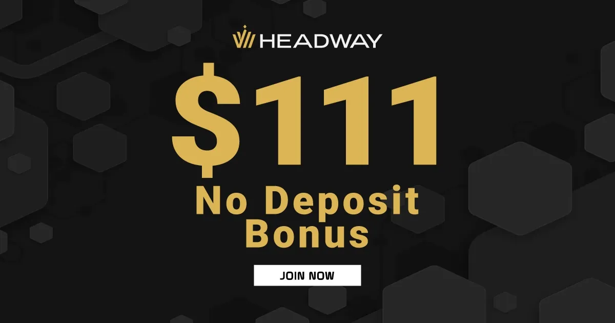 Headway $111 Sign-Up Forex No Deposit Bonus