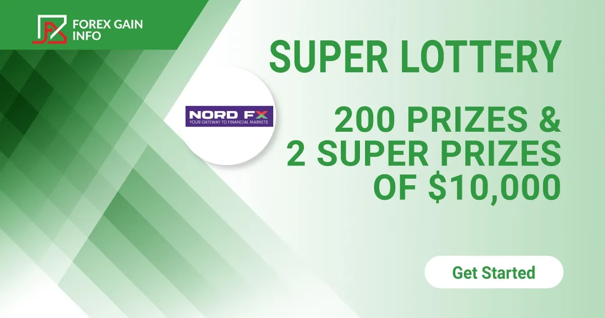 Enjoy NordFX Super Lottery 200 prizes