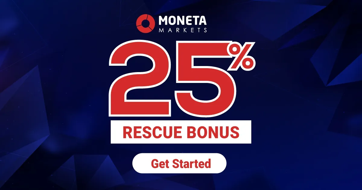 Get 25% Forex Rescue Bonus from Moneta Markets Now!