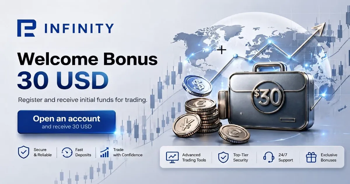 RInfinity Free No Deposit Welcome Bonus $30 Terms Explained