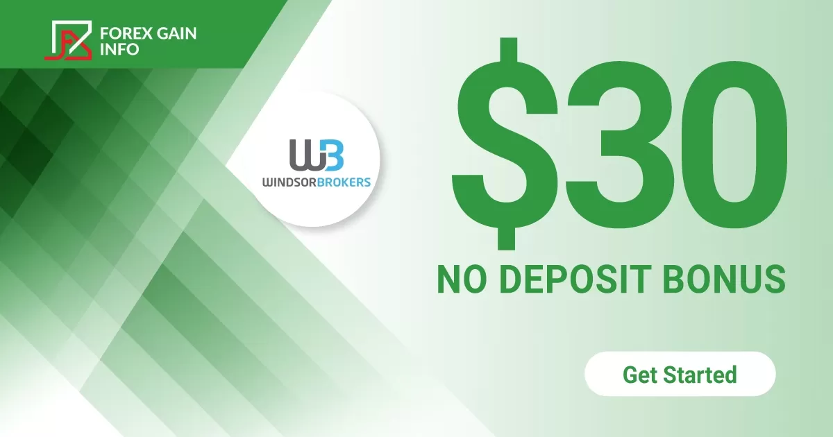 $30 Forex No Deposit Bonus from Windsor Brokers