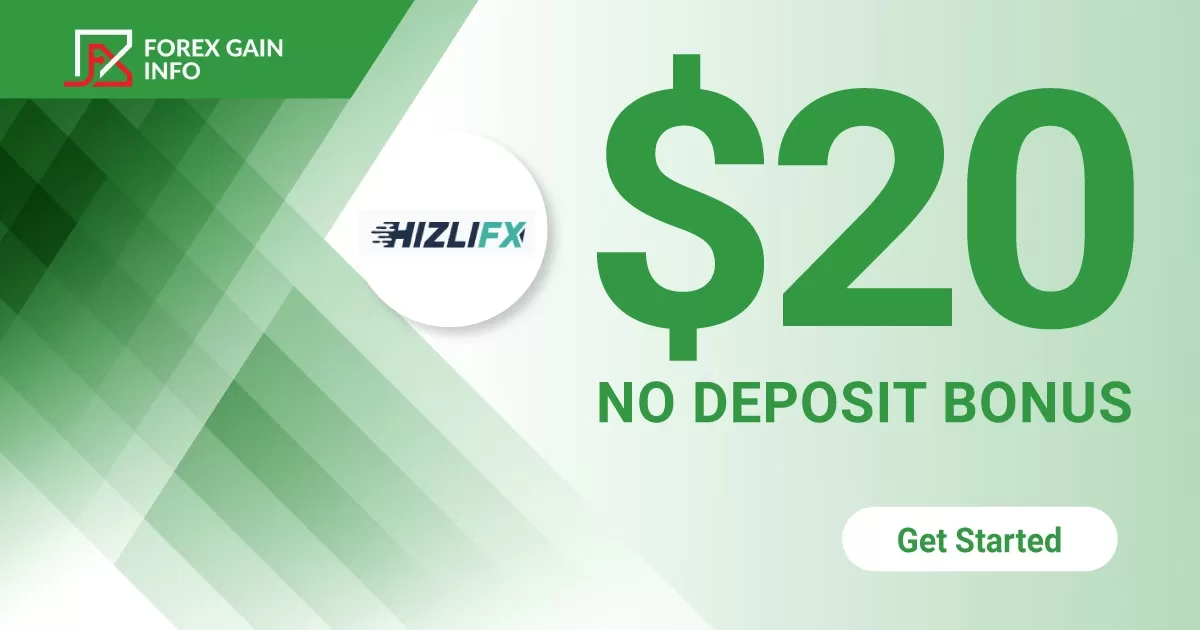 HizliFX 20 USD Forex No Deposit Bonus