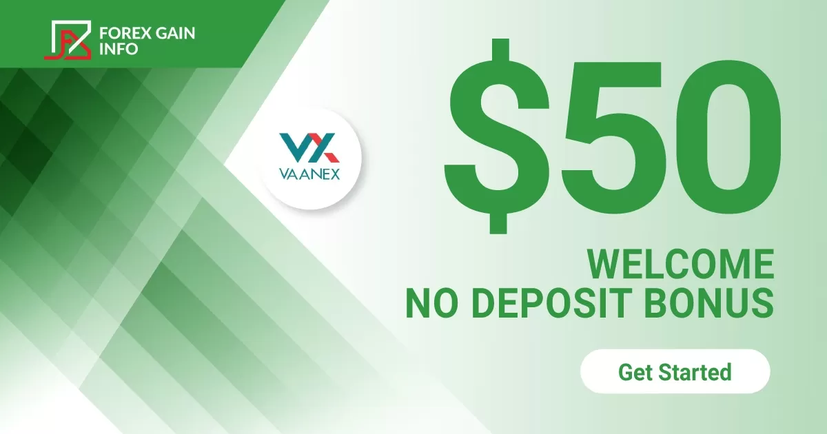Vanex $50 Welcome Forex No Deposit Bonus